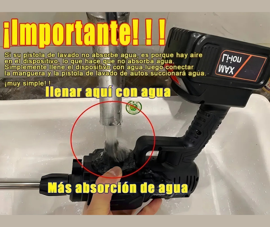 HIDROLAVADORA INALÁMBRICA - 1 BATERÍA 48V